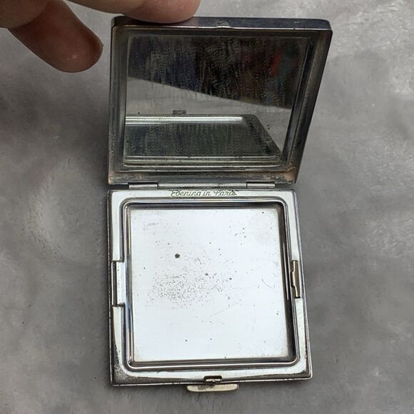 Vintage EVENING IN PARIS Bourjois Compact Mirror New York 1940s - Picture 9 of 9